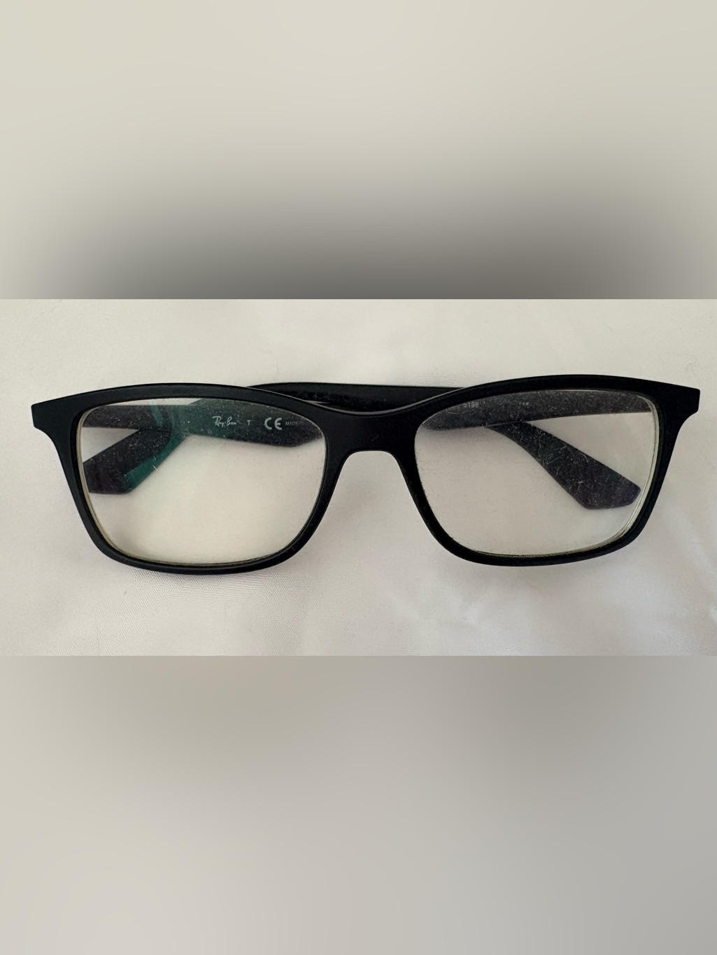 Ray-Ban Black Rectangular Eyewear Frames